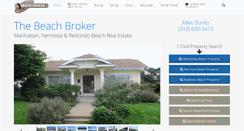 Desktop Screenshot of beach-broker.com